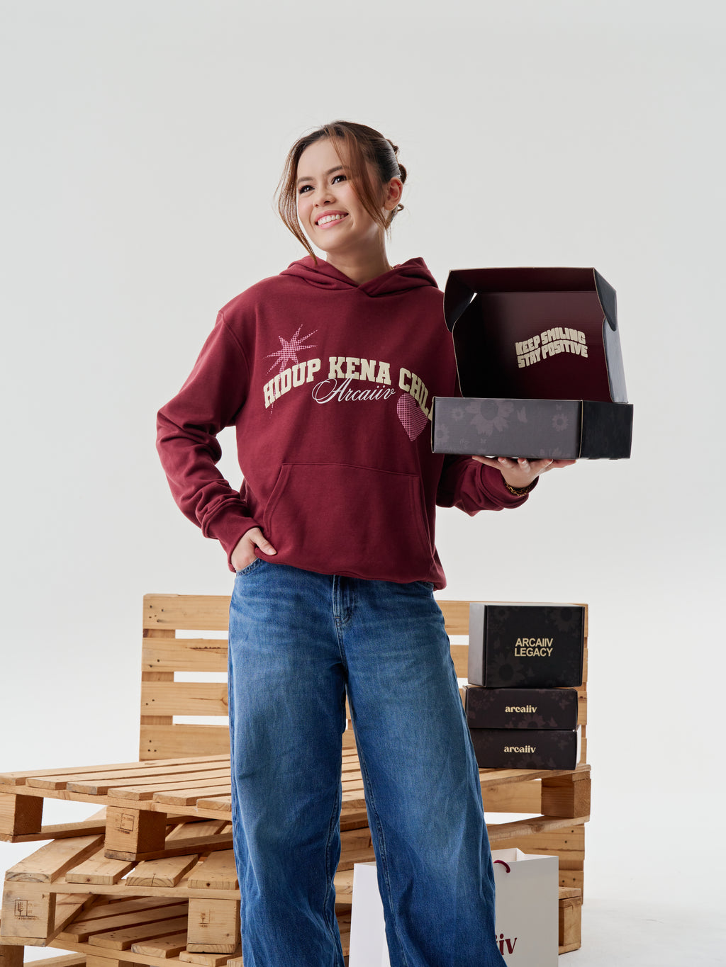 HKC Hoodie Maroon