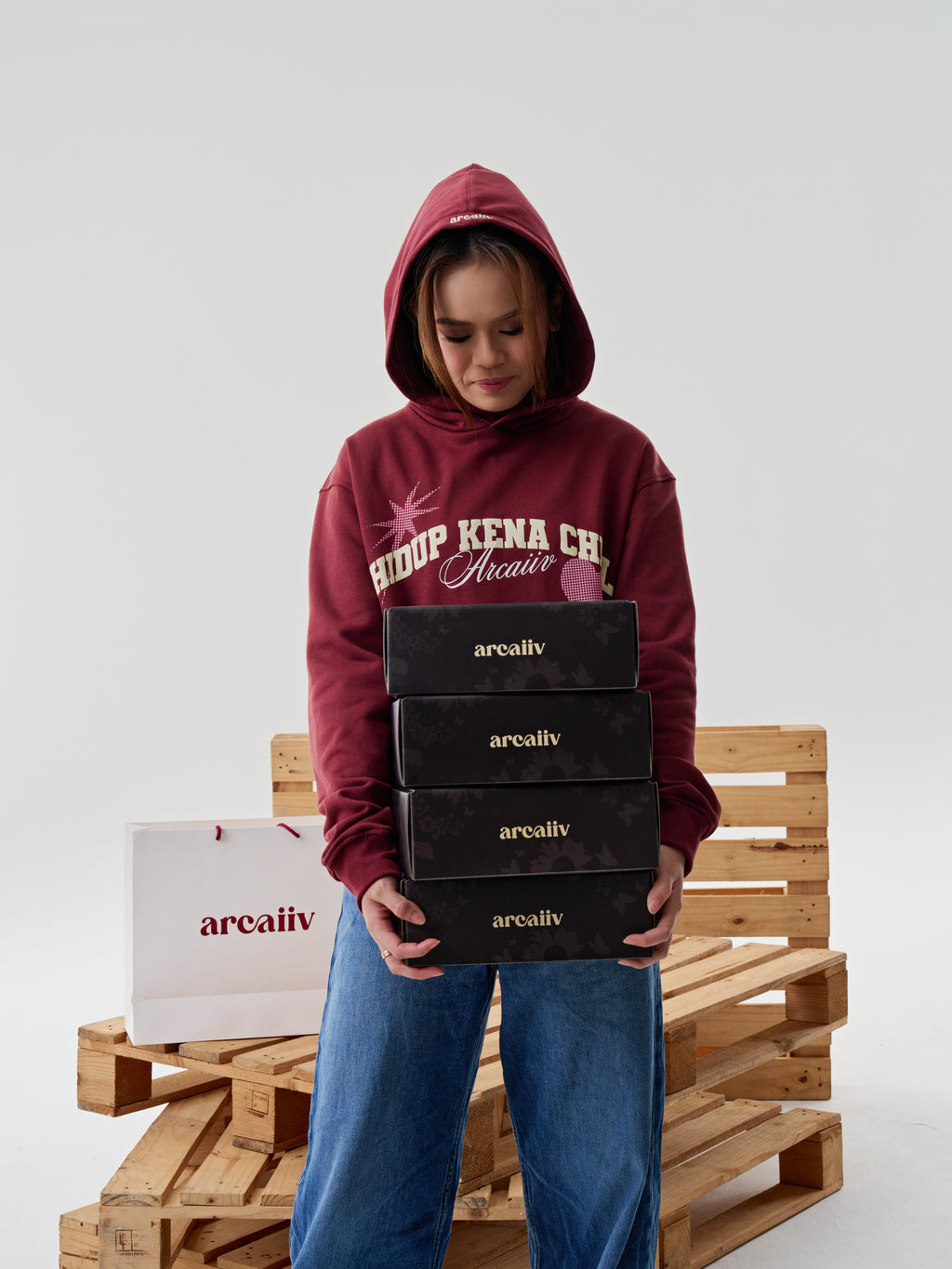 HKC Hoodie Maroon