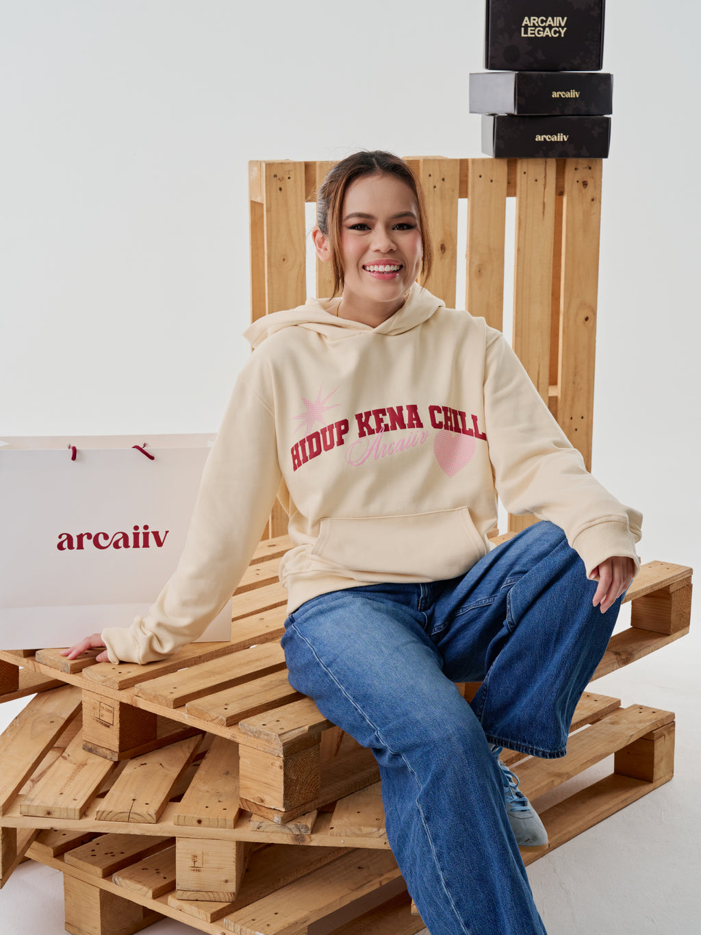 HKC Hoodie Cream