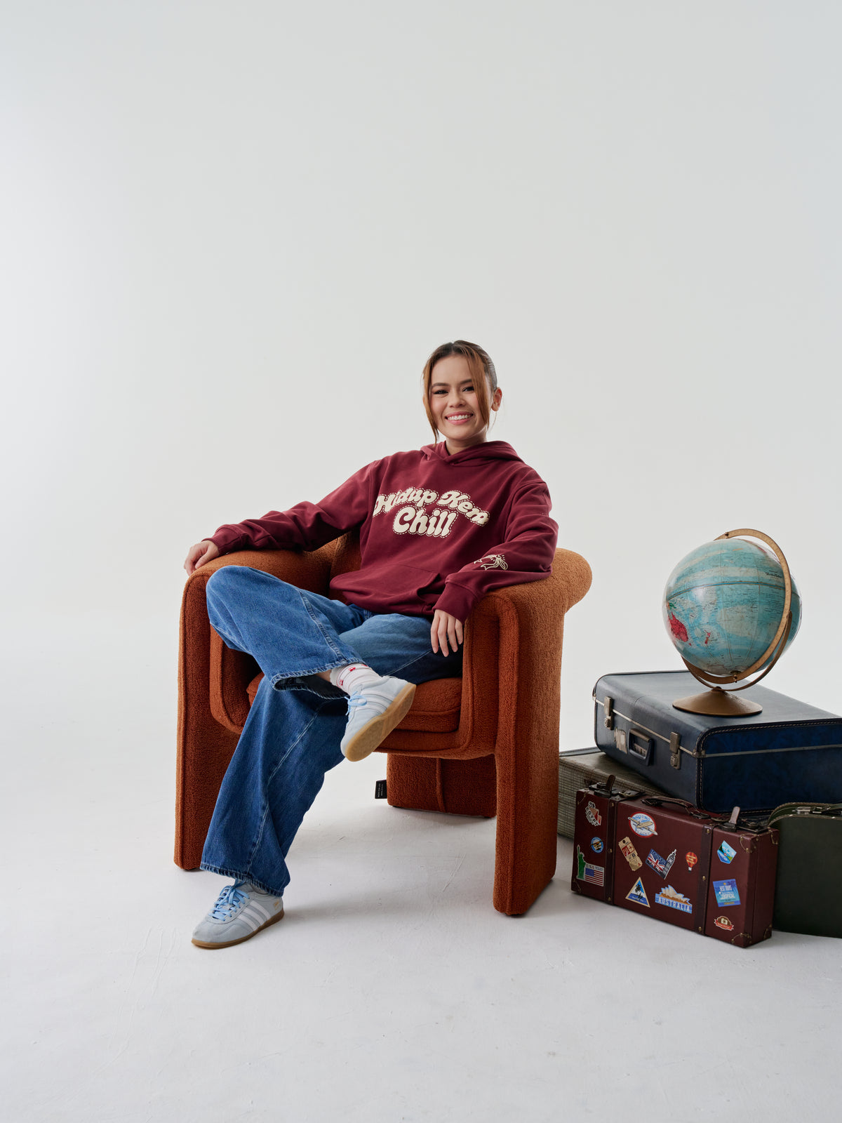 HKC Hoodie Bow Maroon
