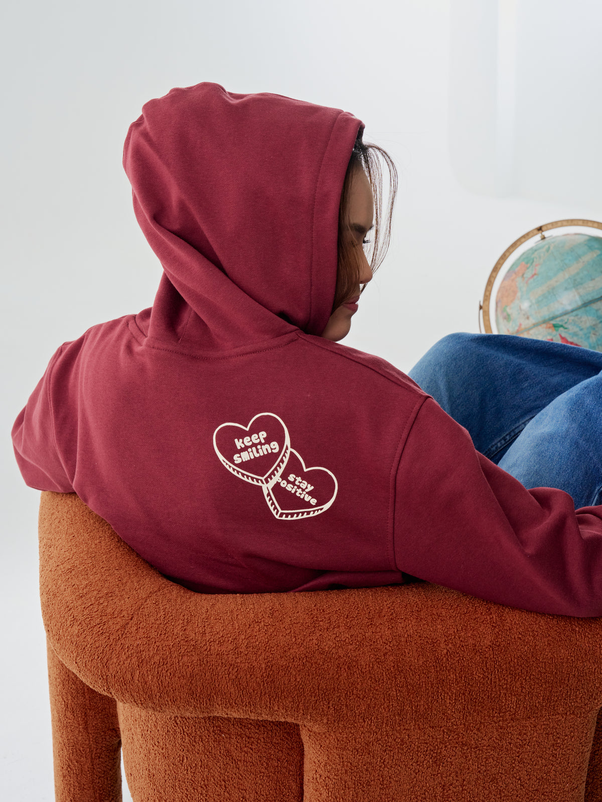 HKC Hoodie Bow Maroon