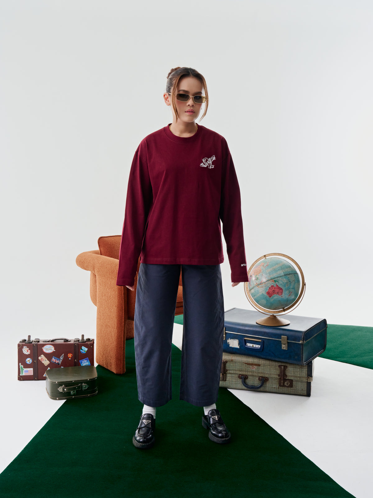 Legacy Long Sleeve Maroon