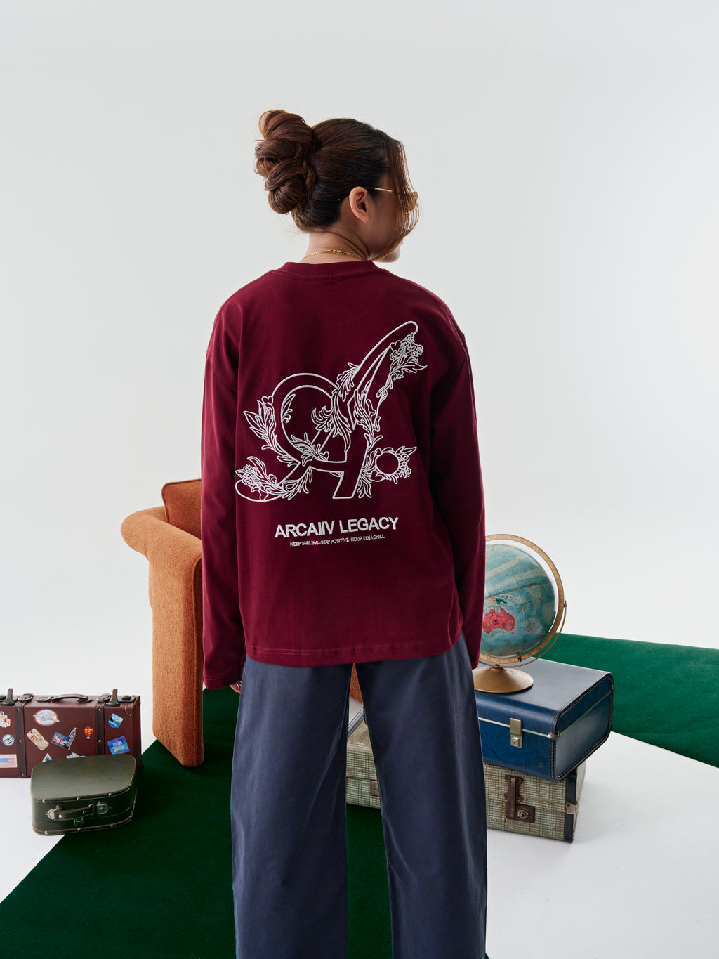 Legacy Long Sleeve Maroon