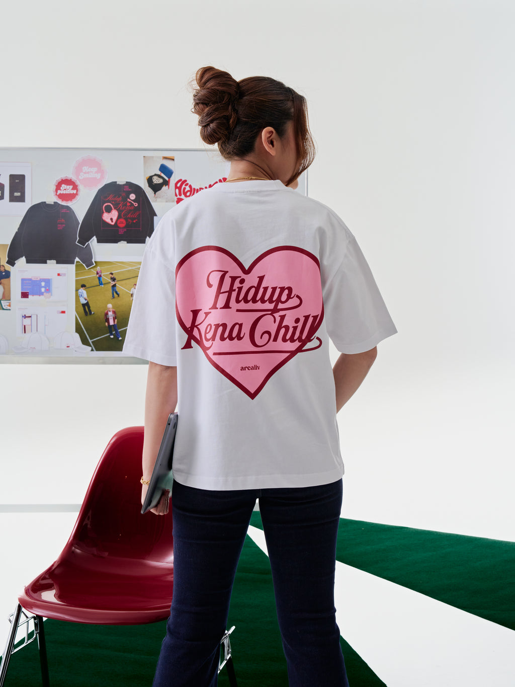 HKC Heart White Tee