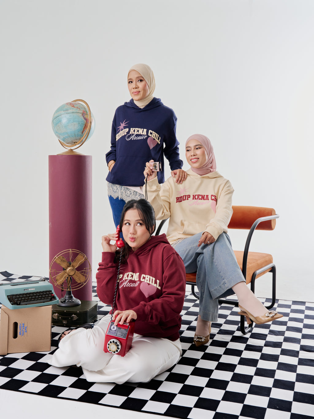 HKC Hoodie Maroon