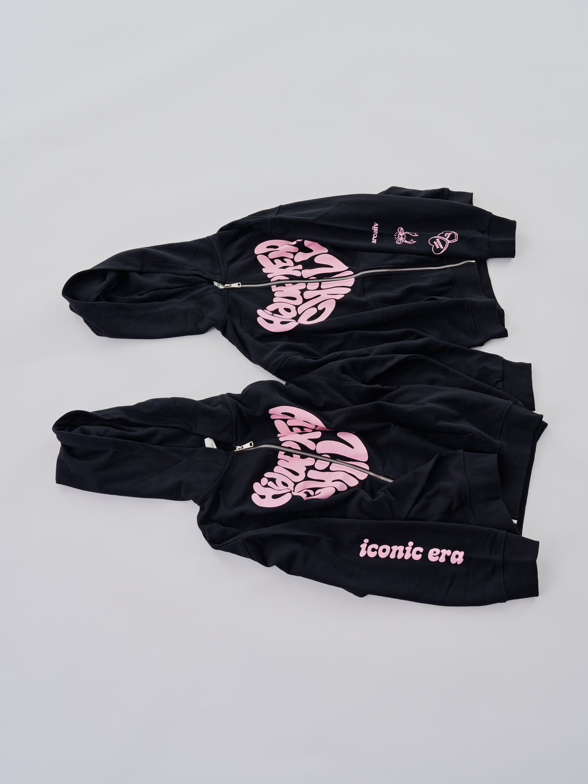 Arcaiiv Zipper Hoodie Blackout