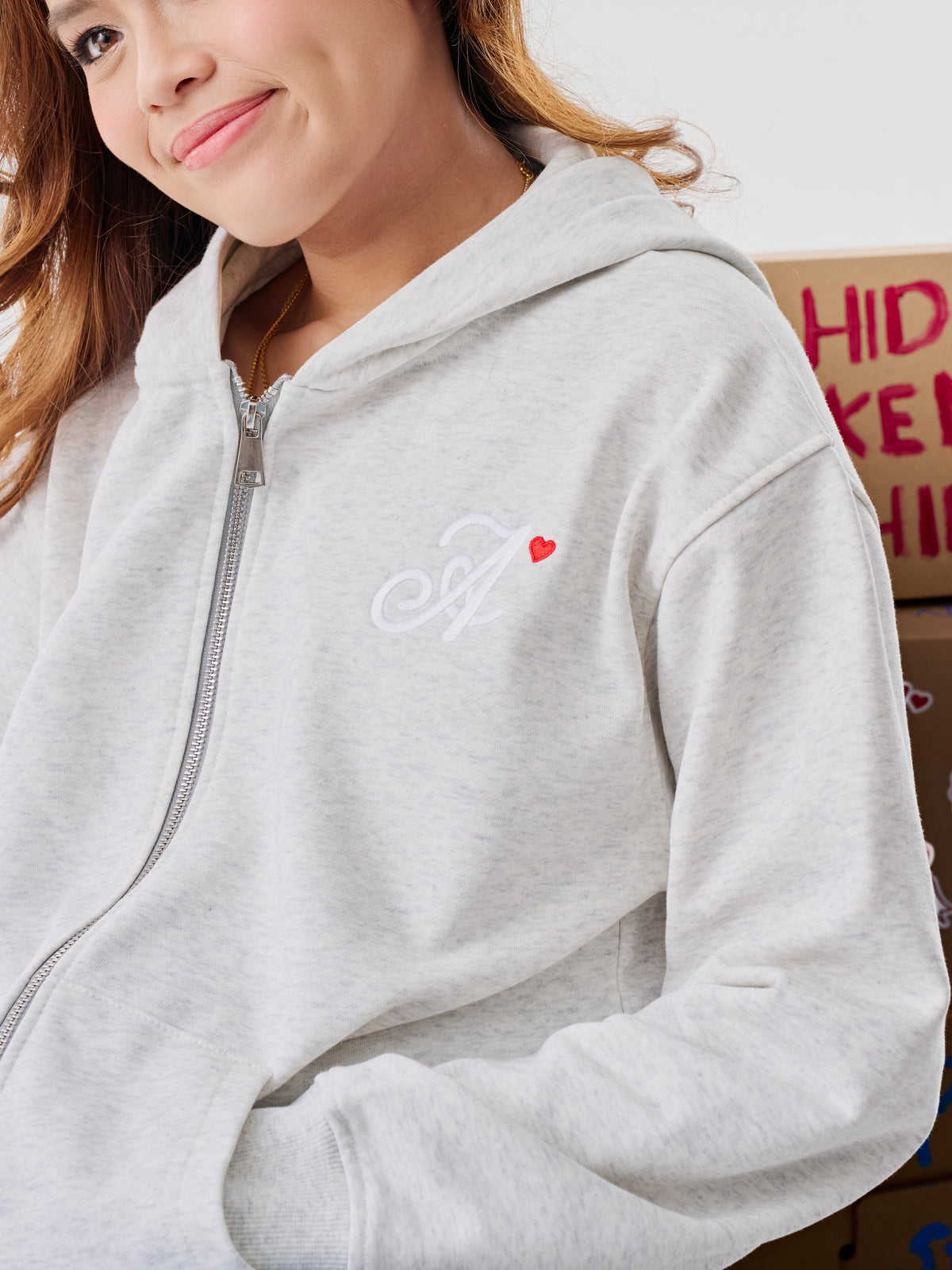 Arcaiiv Zipper Hoodie Concrete