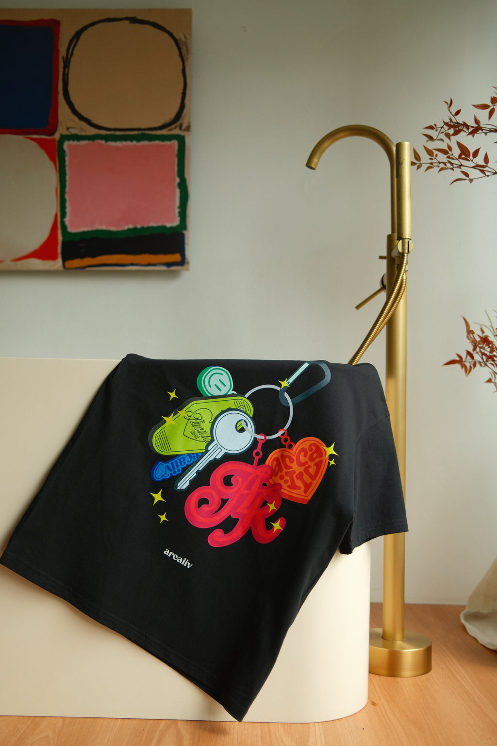 ARCAIIV Key To My Heart Tee Black