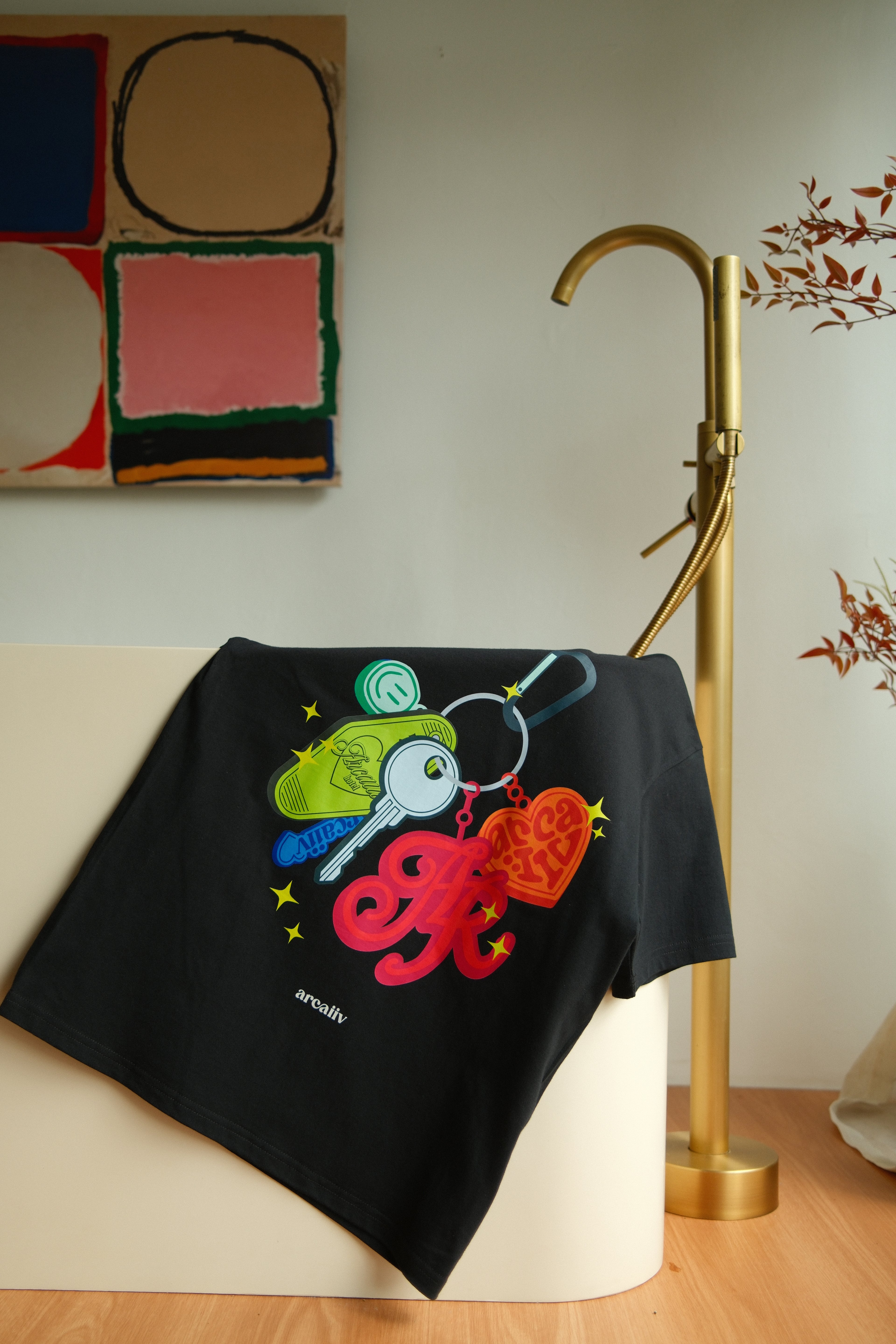 ARCAIIV Key To My Heart Tee Black