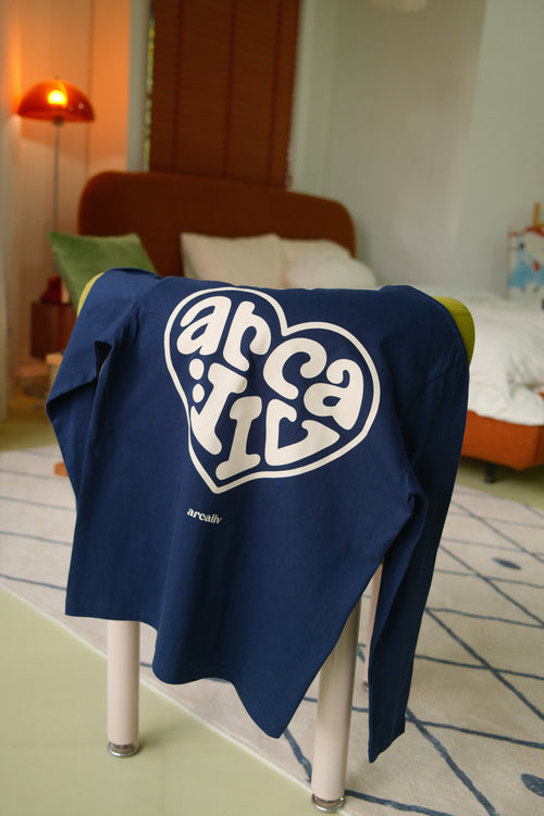 ARCAIIV Heart Long Sleeve Blue
