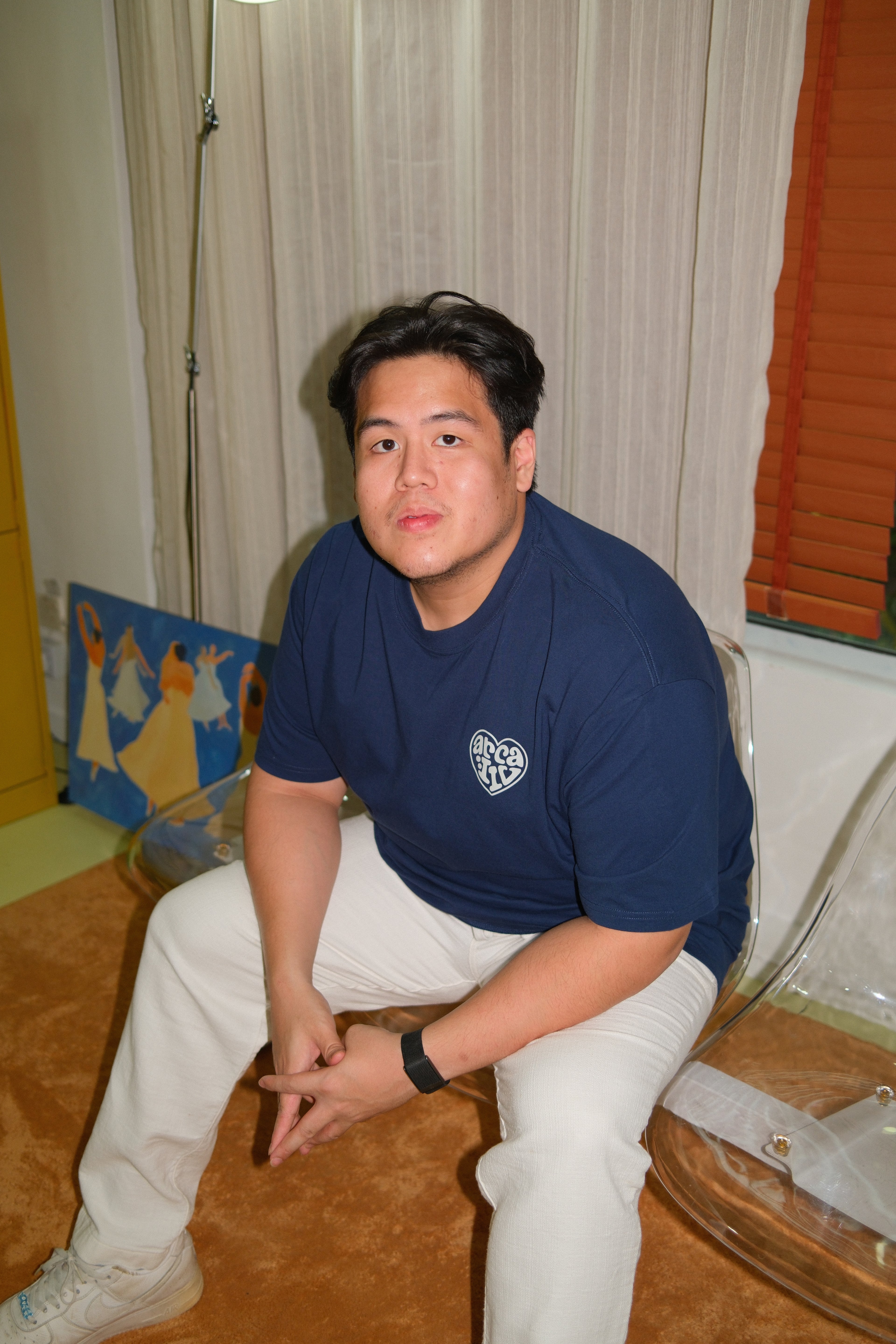 ARCAIIV Heart Club Tee Navy