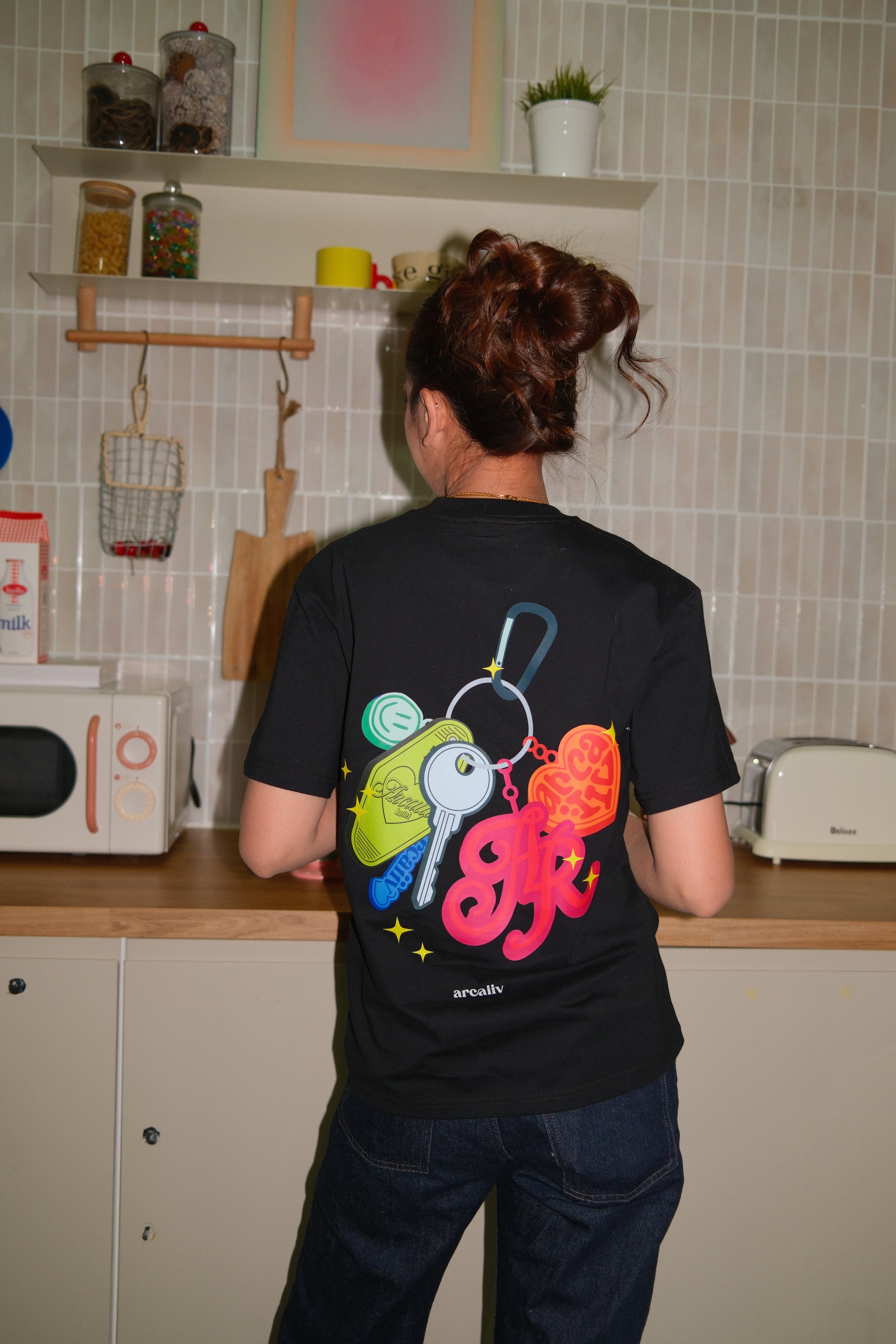 ARCAIIV Key To My Heart Tee Black – arcaiiv