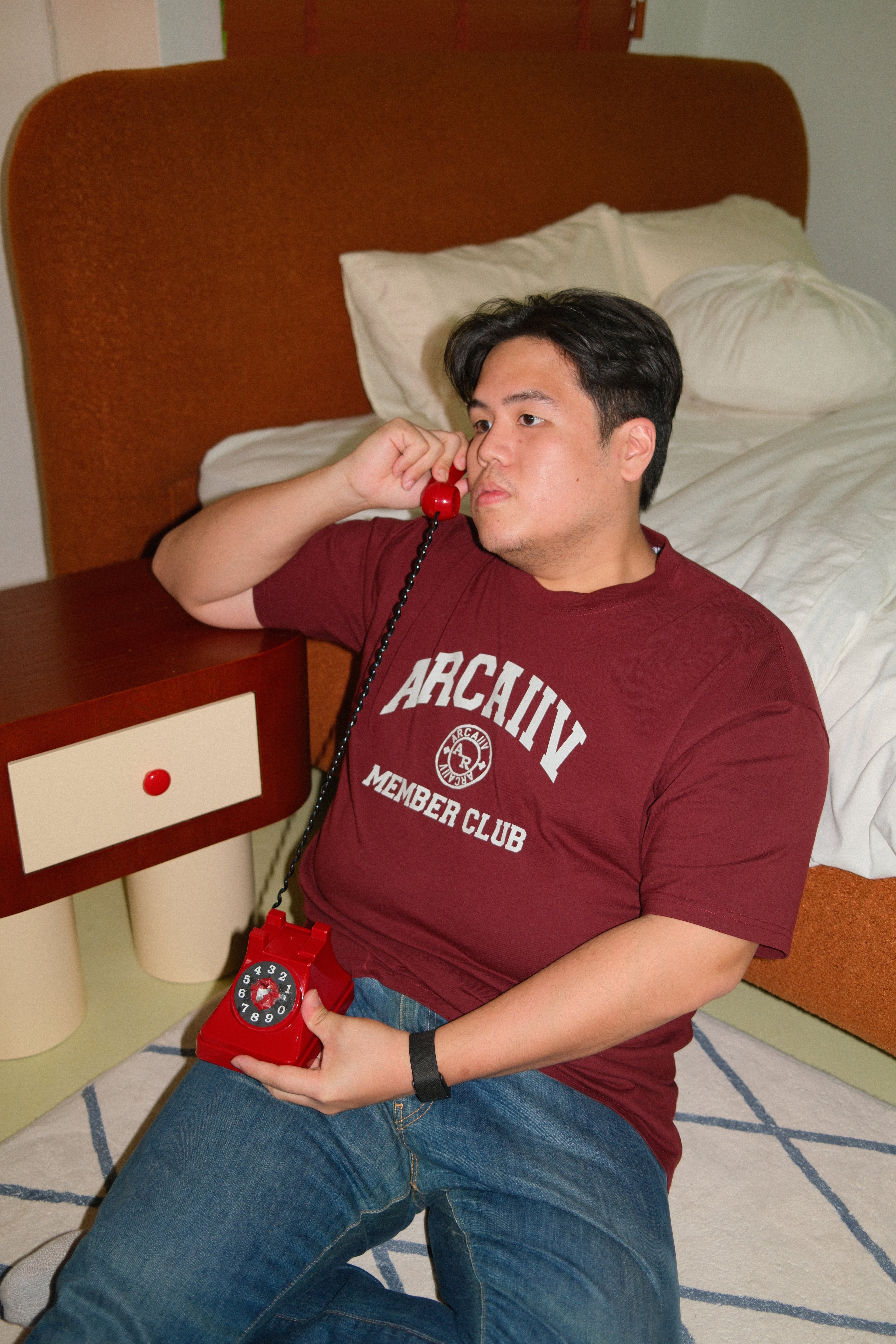 ARCAIIV Member Club Tee Maroon