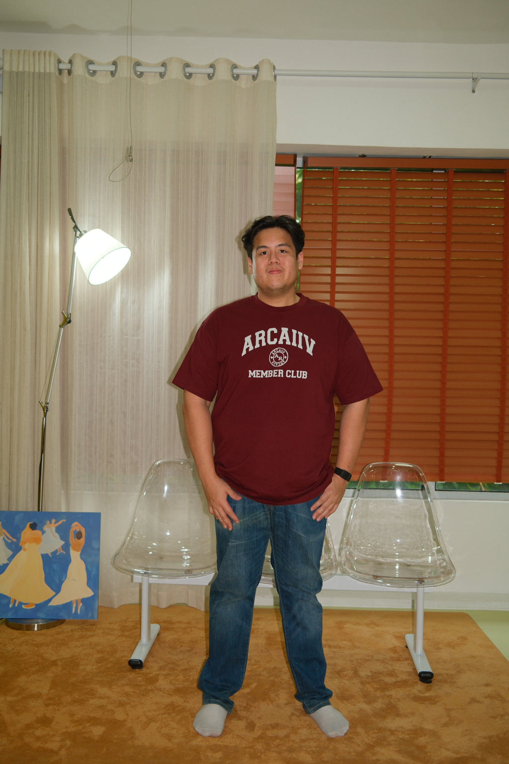 ARCAIIV Member Club Tee Maroon