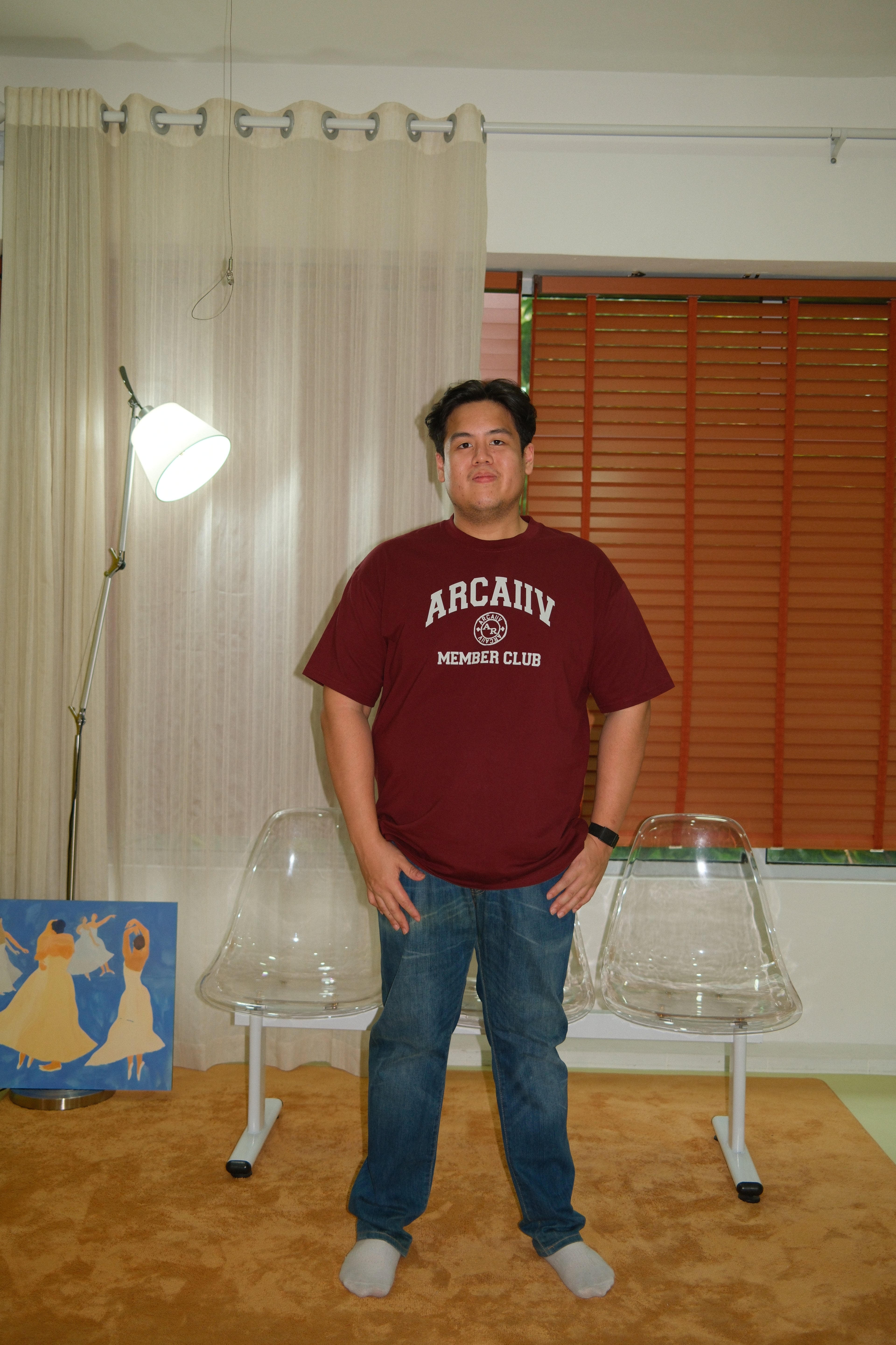 ARCAIIV Member Club Tee Maroon