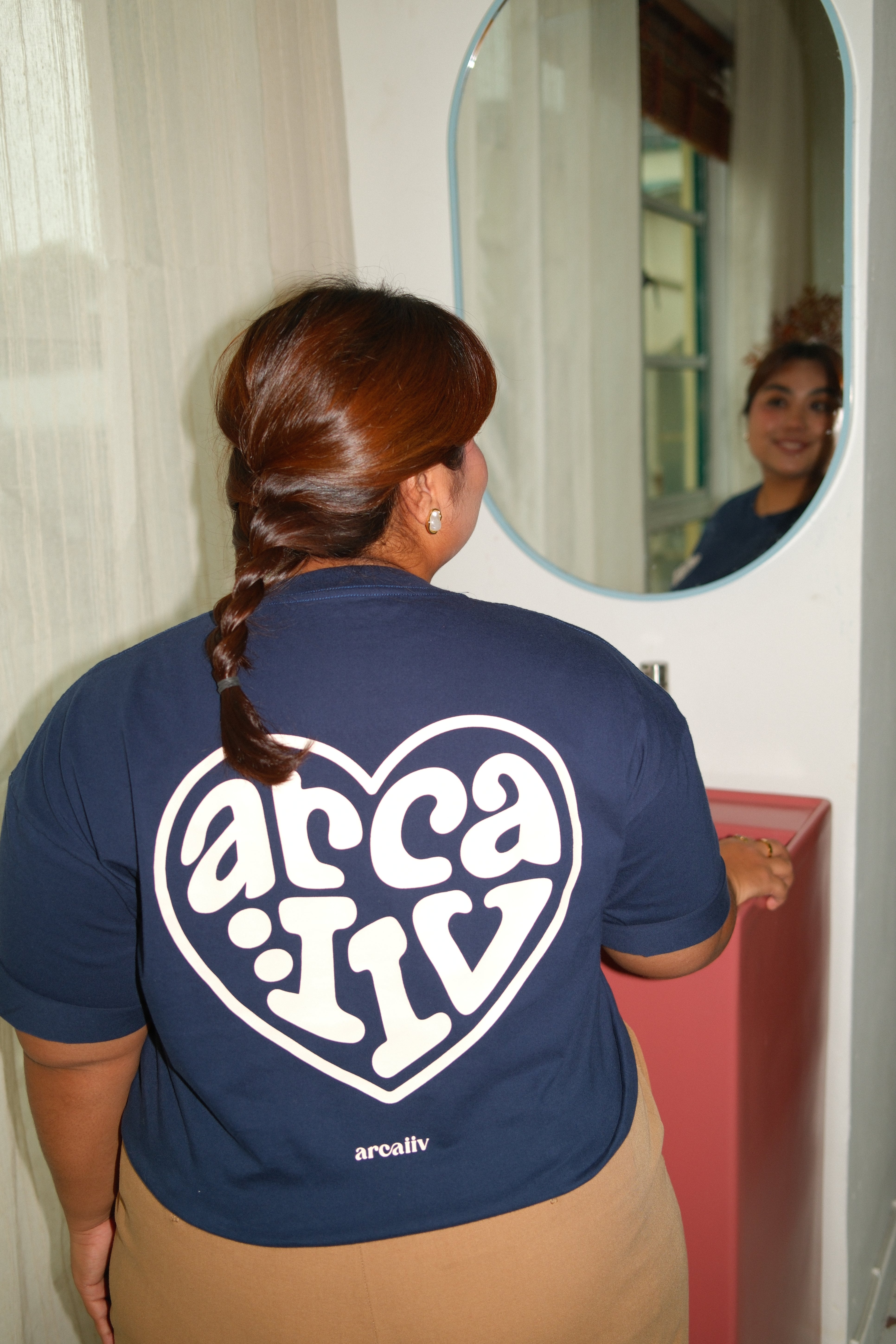 ARCAIIV Heart Club Tee Navy – arcaiiv