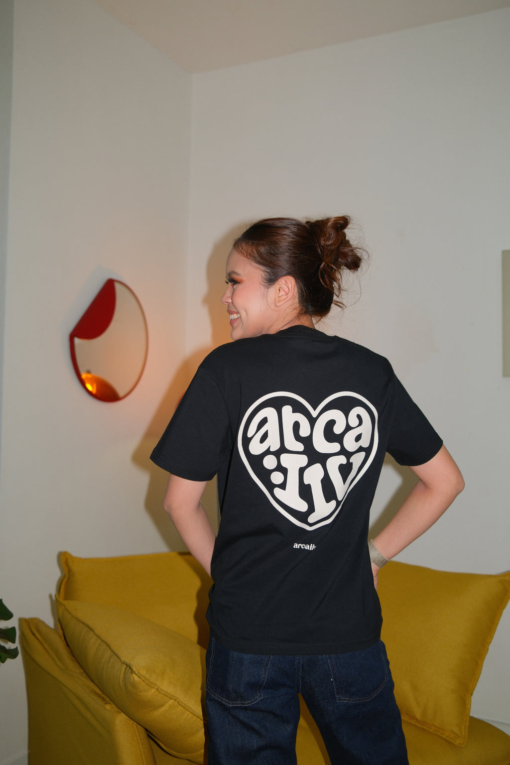 ARCAIIV Heart Club Tee Black