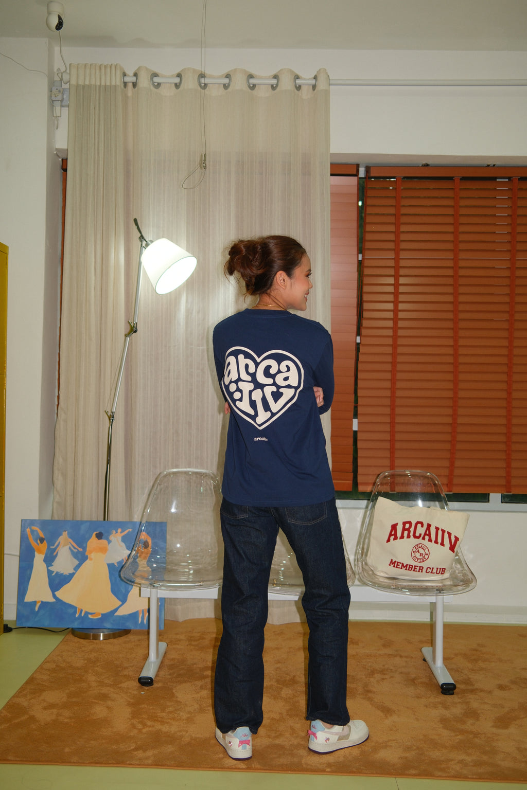 ARCAIIV Heart Long Sleeve Blue