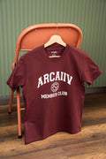 ARCAIIV Member Club Tee Maroon