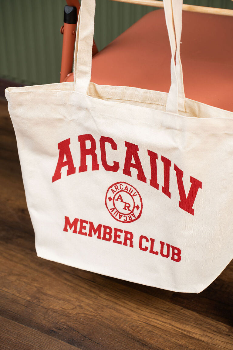 Beige Canvas Totebag