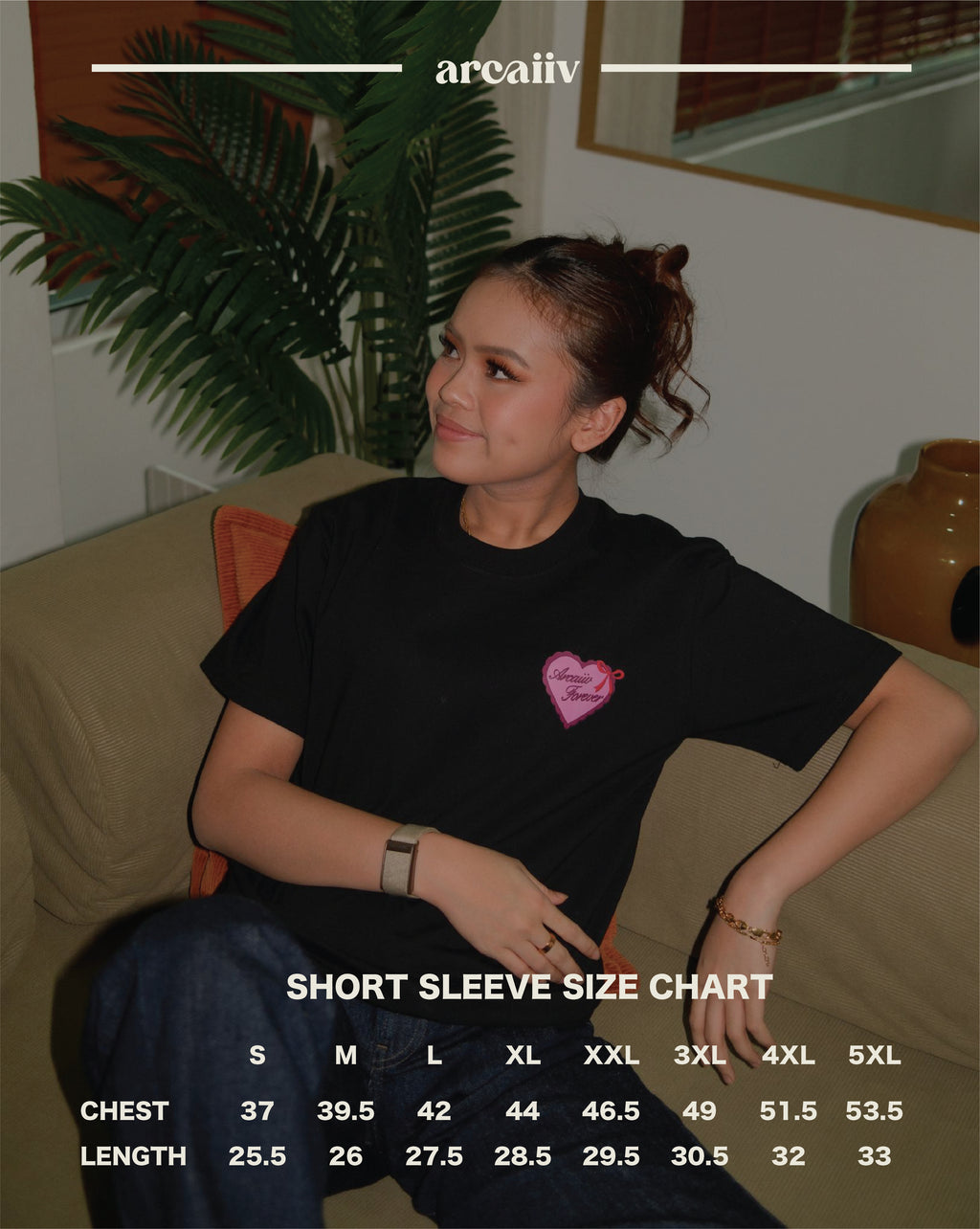 ARCAIIV Key To My Heart Tee Black